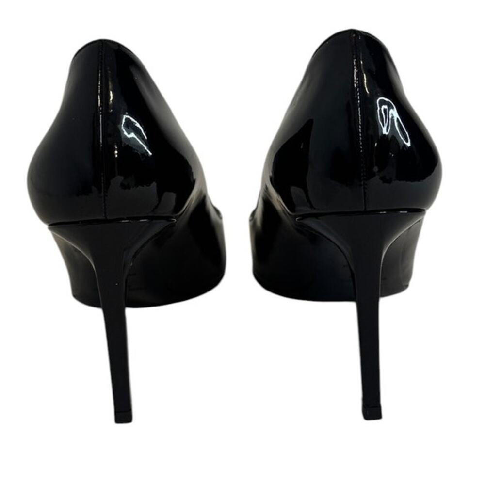 Saint Laurent Black Patent Leather Pointed Toe Heels Size 40 - Picture 5 of 12